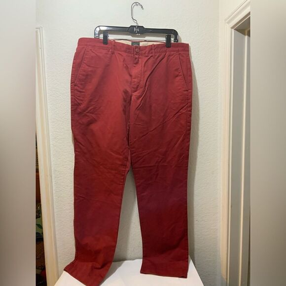 J. Crew Broken-In Chino Pants size 36/32 red - Picture 1 of 11